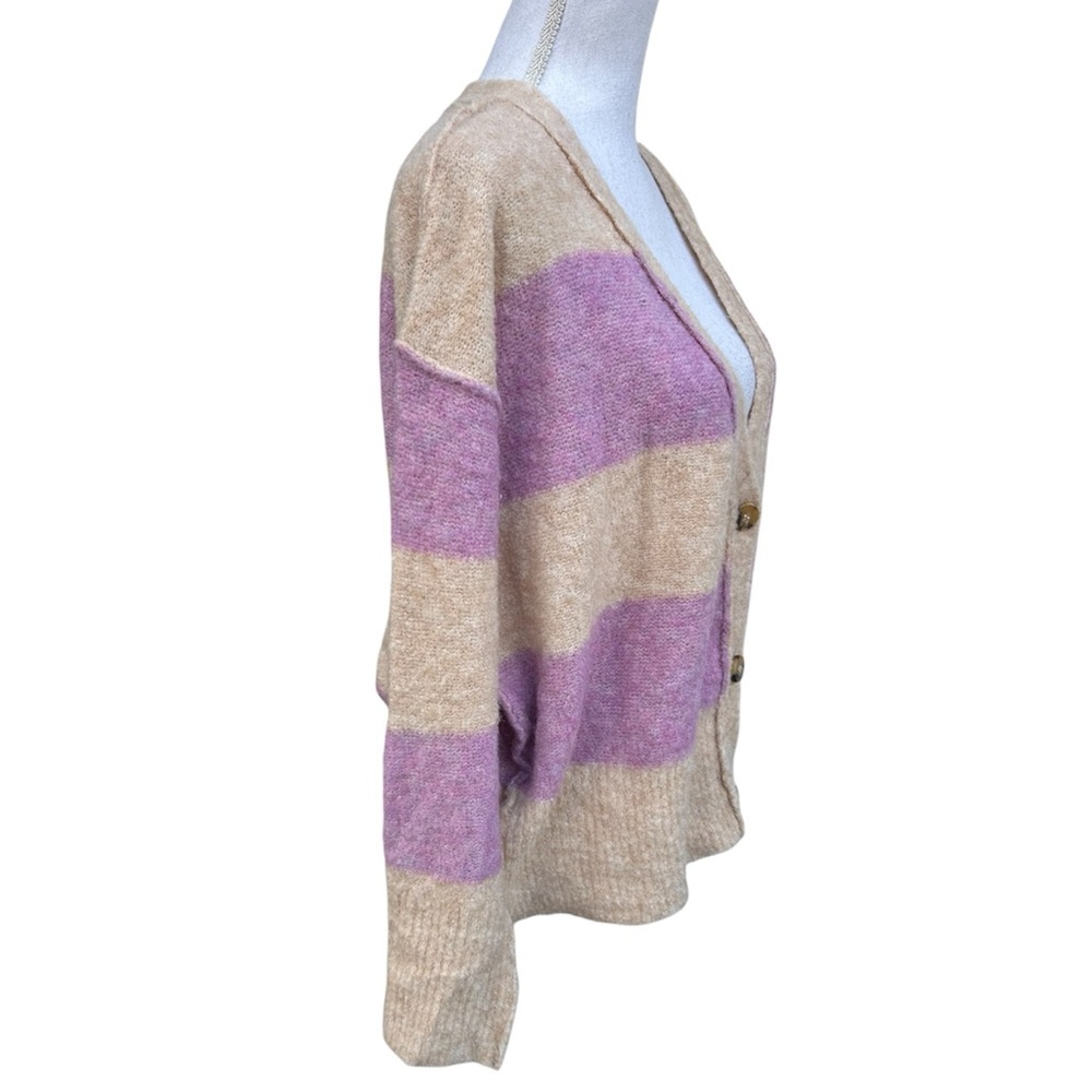 Lush oversized striped cardigan M